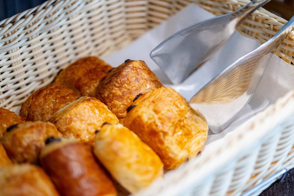 Salle de petit déjeuner des Loges du Park